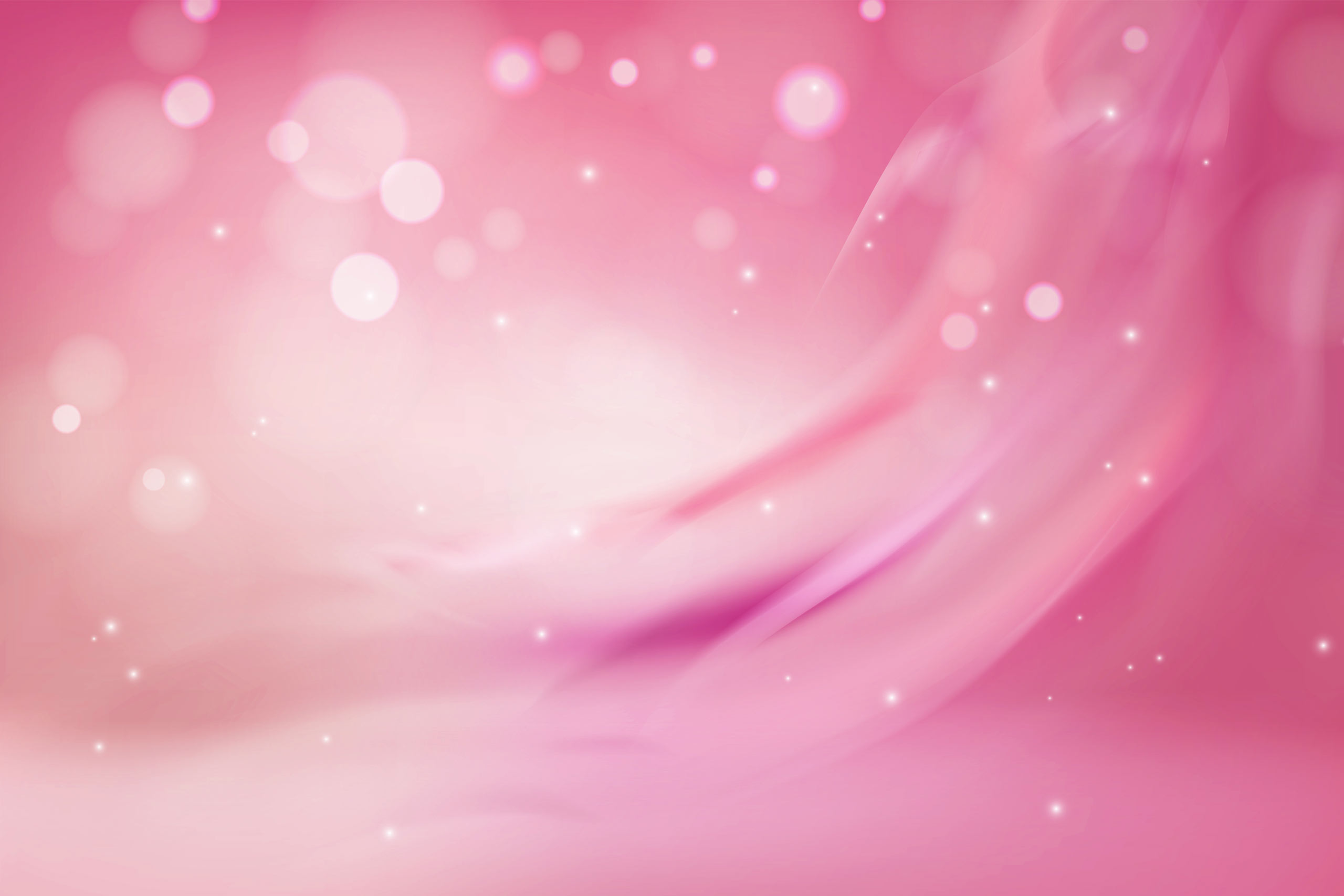 Нежно - розовый фон для Фотошопа с круглыми белыми каплями.