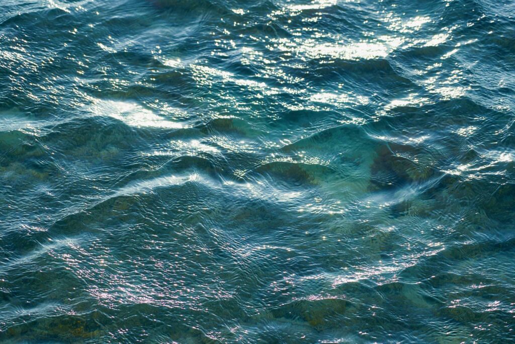 Бирюзовая текстура морские волны для Фотошопа.