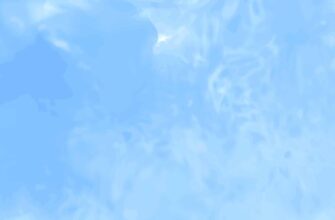 Текстура воды голубая акварель для генплана в Фотошоп.