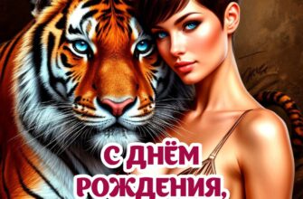 Стильная открытка для любимого мужчины на день рождения.
